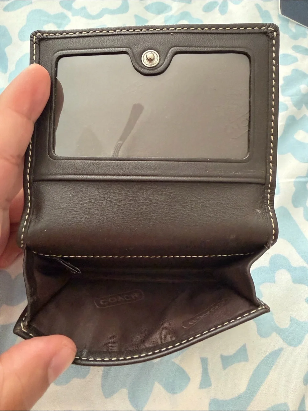 Coach compact card